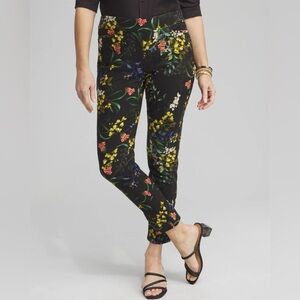 Chicos Brigitte Floral Ankle Pants